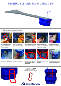 Monteringsanvisning LDUTR 50 CM