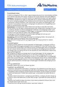 FDV dokumentasjon Landgang HD 12m