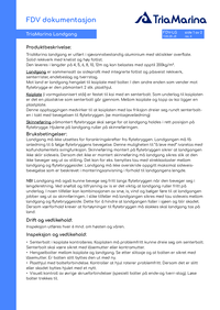 FDV dokumentasjon Landgang